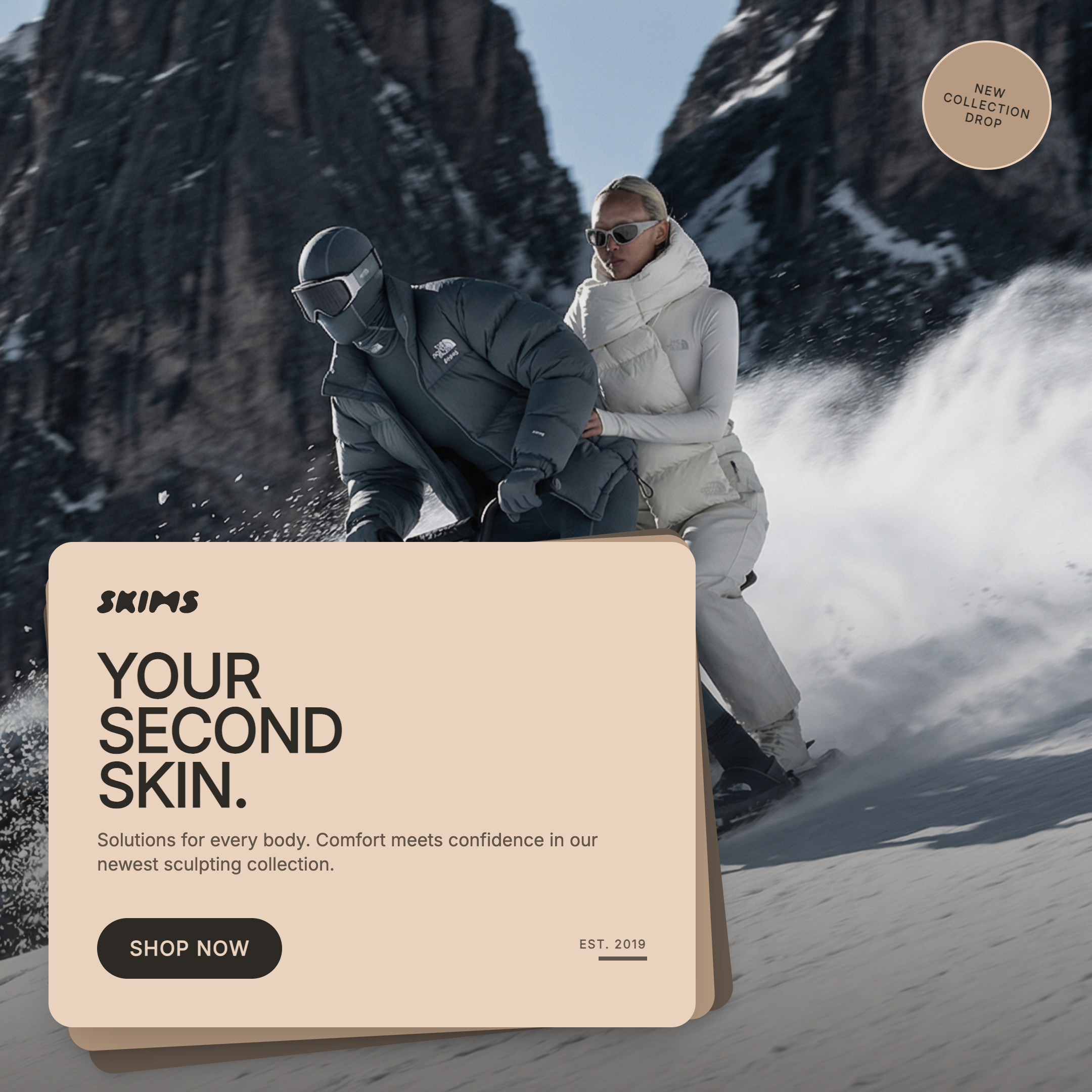 Naamsbekendheid ad — wintercollectie